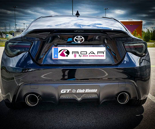 ROAR by Don Silencioso | Exhaust system MSD / ESD (Cat-back) | GT86 & BRZ I | ECE approval