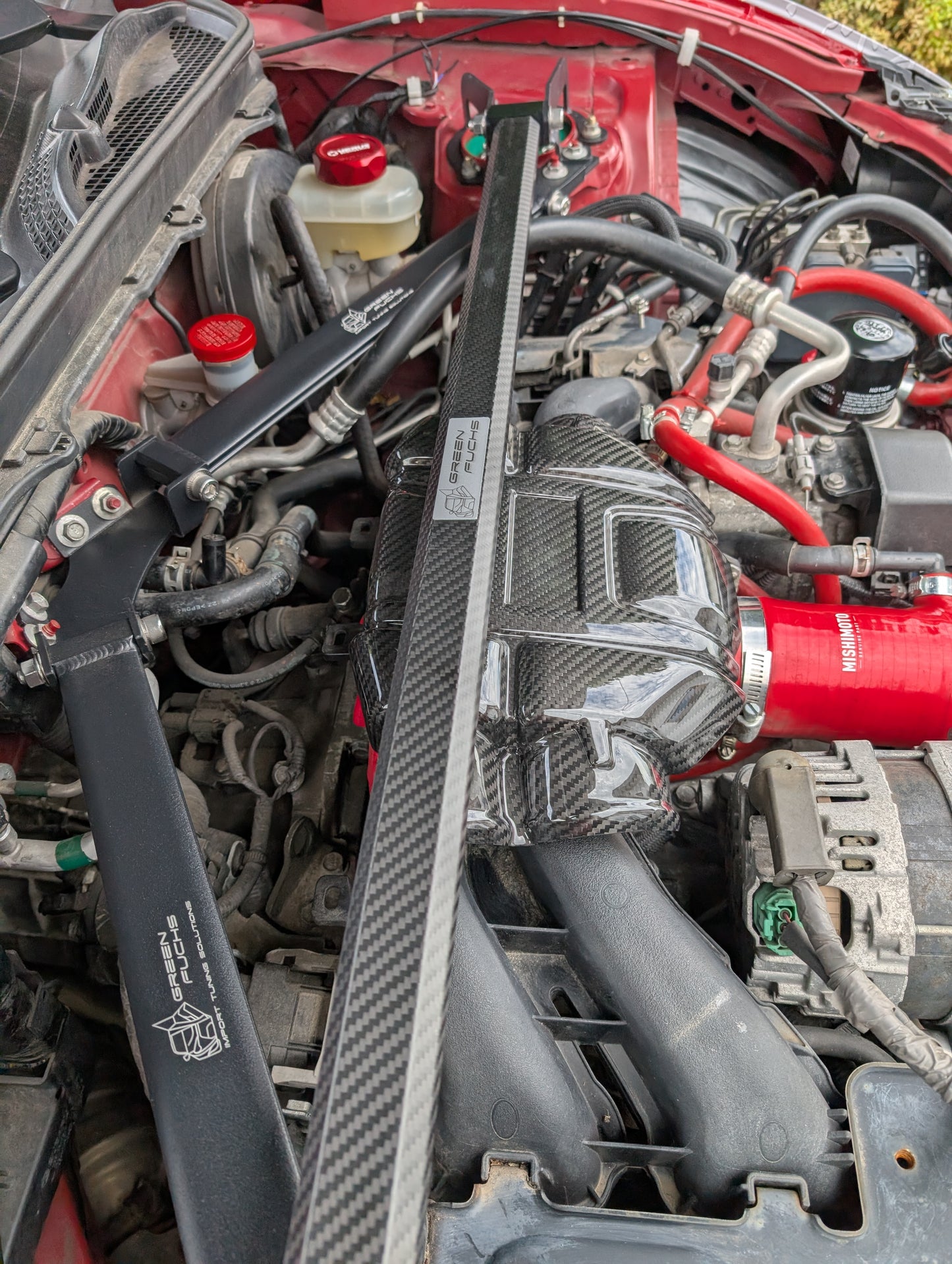 GreenFuchs | Rear strut brace | GT/GR 86 & BRZ I/II