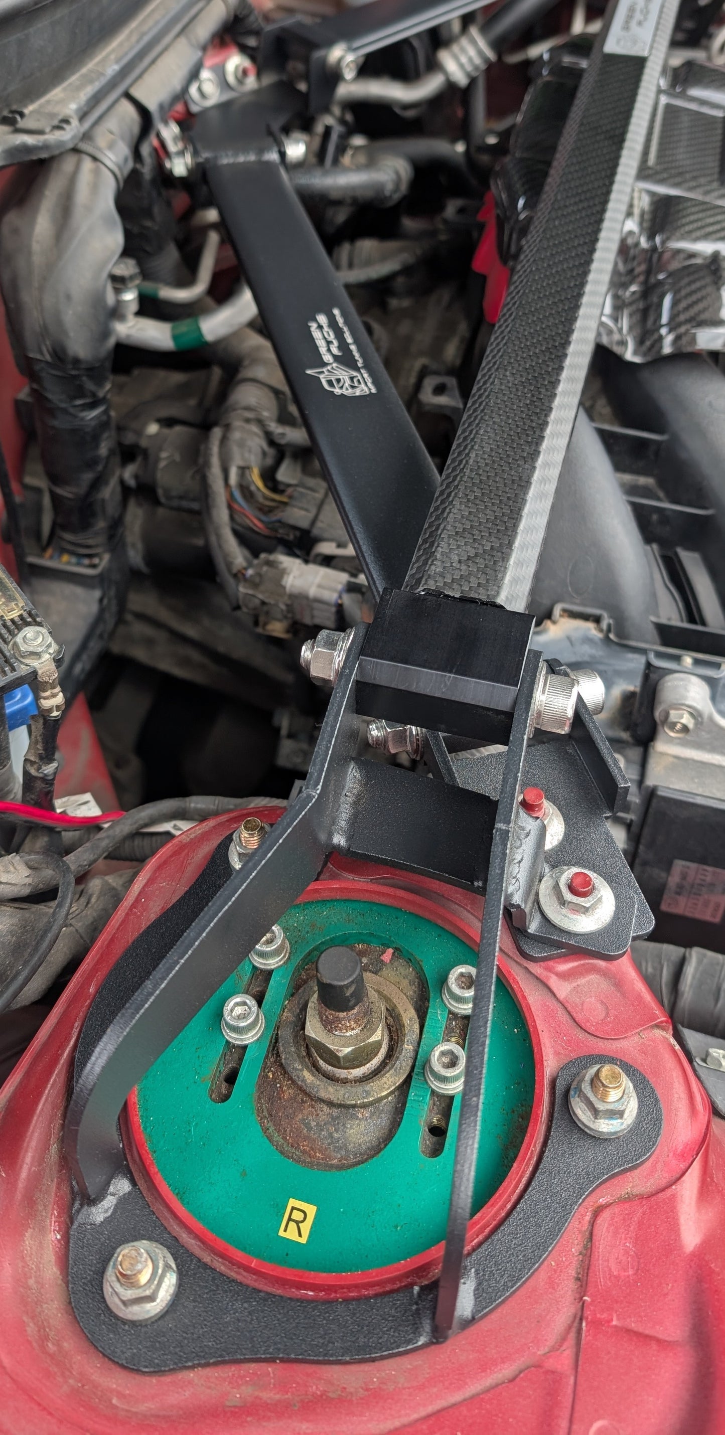 GreenFuchs | Rear strut brace | GT/GR 86 & BRZ I/II