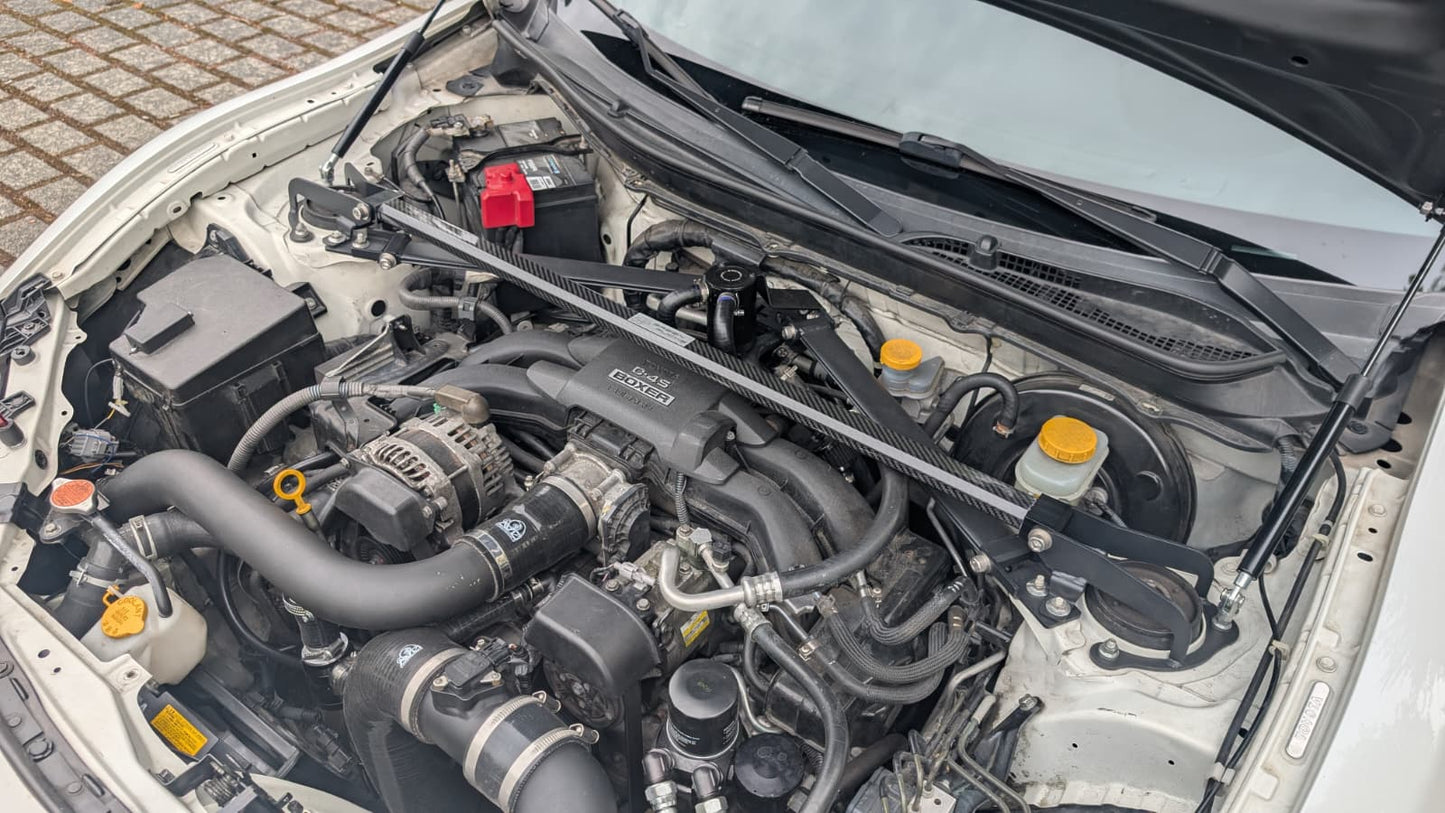 GreenFuchs | Full carbon strut brace front/rear | GT/GR 86 & BRZ I/II