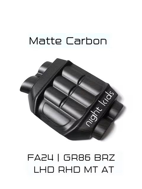 Night Kids | Carbon Kohlefaser Motorabdeckung FA24 | GR 86 BRZ II | matt / glänzend