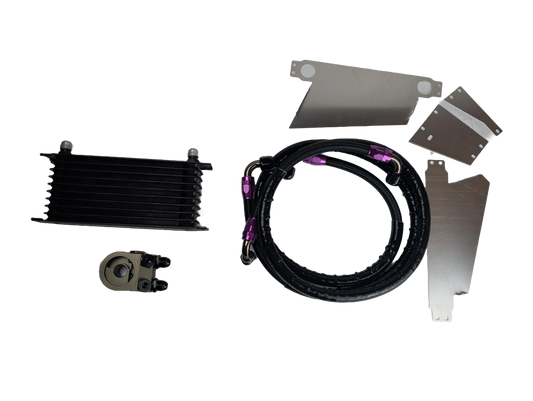 GreenFuchs x SKCustom | Radiatore dell'olio a 10 file con termostato (+ deflettore aria) | GT86 e BRZ I