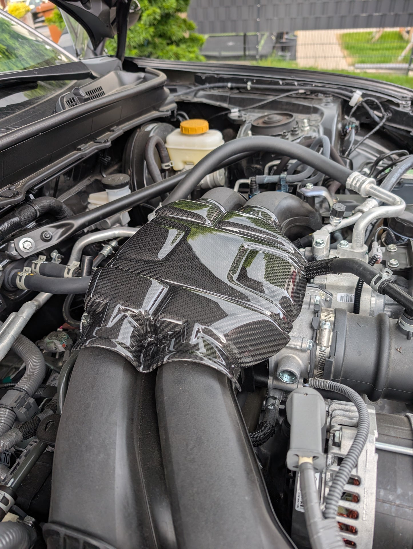 GreenFuchs | FA24 engine cover full carbon (replacement) | GR86 & BRZ II