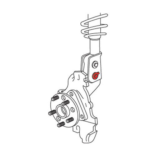 Whiteline Sturzkorrekturschrauben Sturzversteller VA | GT/GR86 & BRZ I II |