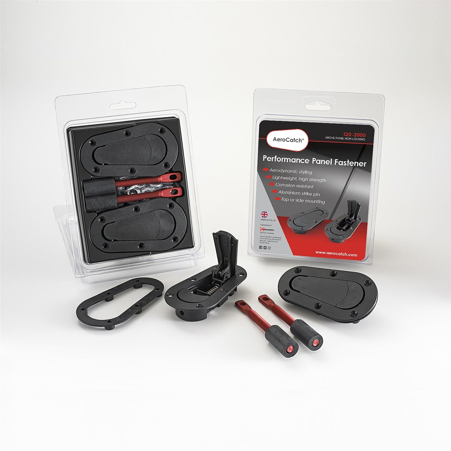 Aerocatch hood quick release 120-2000 construction | universal