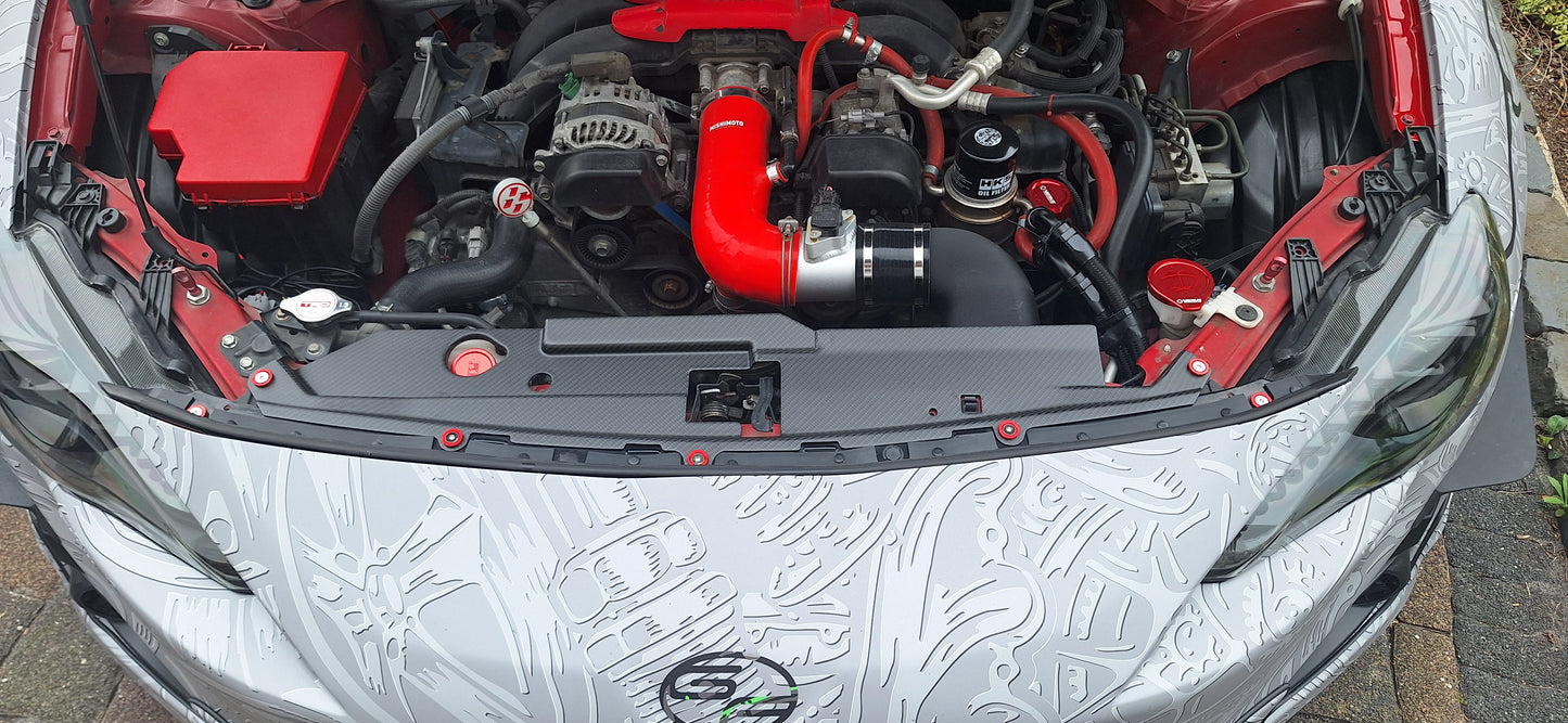 Night Kids | Full Carbon Engine Cover Lock Carrier (Replacement) | GT86 & BRZ I