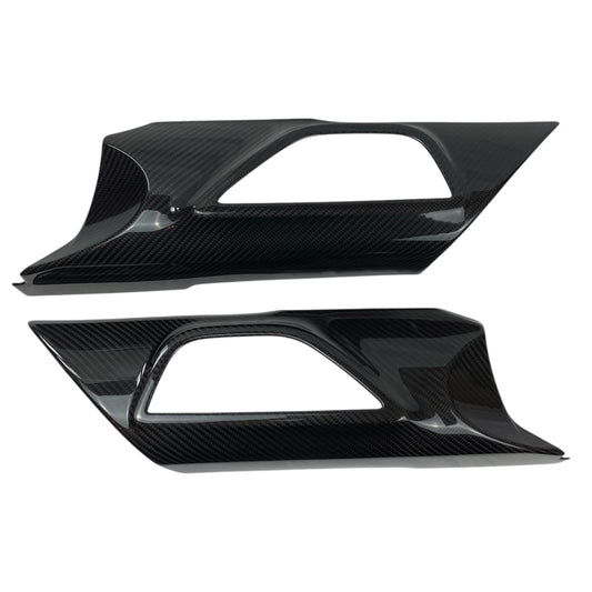 GreenFuchs | Set di coperture per maniglie delle porte in carbonio L&amp;R (adesive) | GR86 e BRZ II