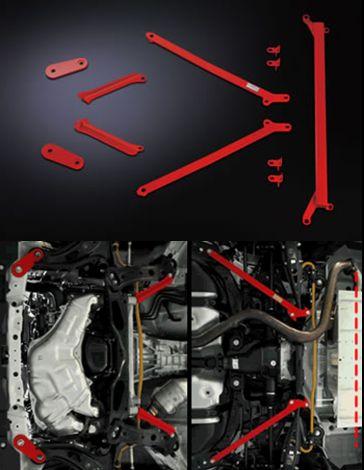 TRD stiffening struts underbody (with Toyota certificate) | GT 86