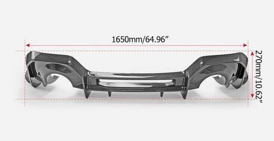 Polybauer | Carbon rear diffuser (TÜV) | GR86 BRZ II