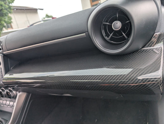 GreenFuchs | Full carbon dashboard cover for passenger (stick-on) | GR86 &amp; BRZ II