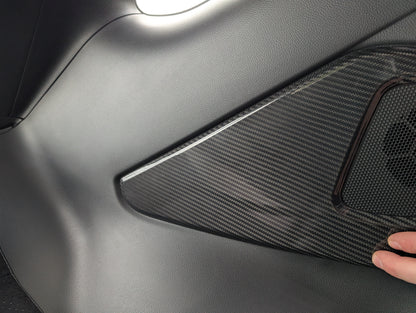 GreenFuchs | Carbon rear speaker cover (stick-on) | GR 86 &amp; BRZ II