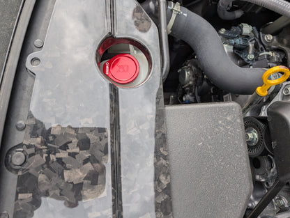 GreenFuchs | Full carbon engine compartment cover lock carrier | GR86 &amp; BRZ II
