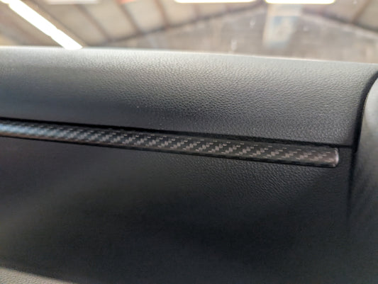 GreenFuchs | Full carbon dashboard trim slim passenger (stick-on) | GR86 & BRZ II