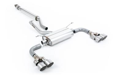 Milltek Sport | Quad exhaust system for GR rear MSD &amp; ESD (Cat-Back) | GR 86 | ECE approval