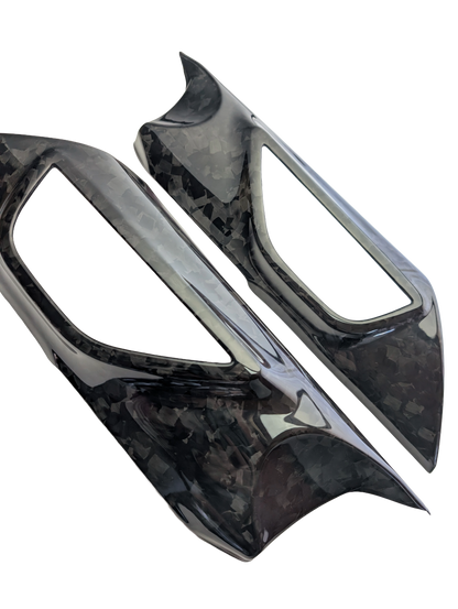 GreenFuchs | Set di coperture per maniglie delle porte in carbonio L&amp;R (adesive) | GR86 e BRZ II