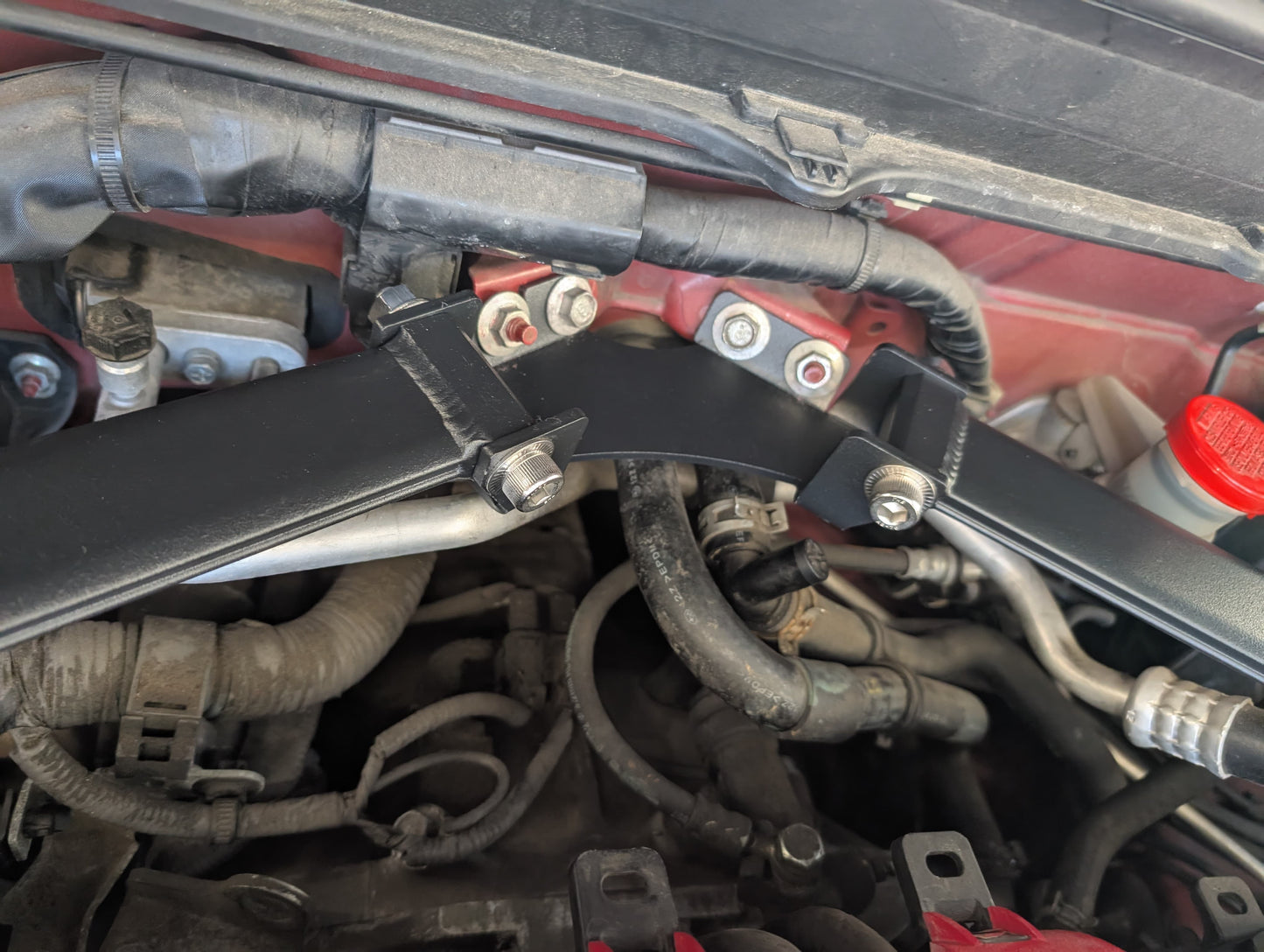 GreenFuchs | Front strut brace (+triangle) | GT/GR 86 &amp; BRZ I/II