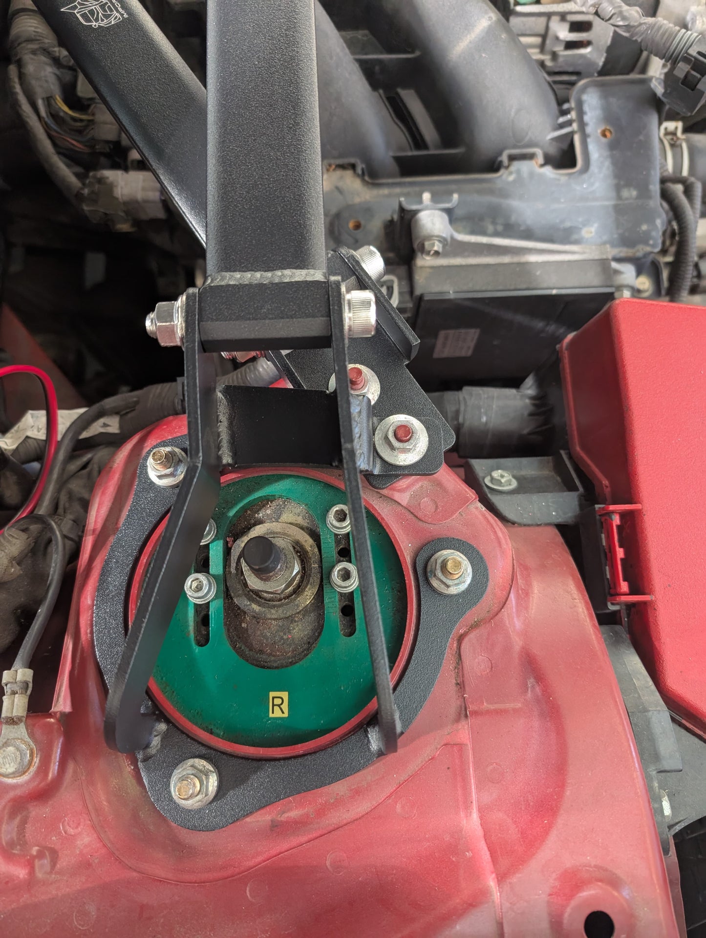 GreenFuchs | Front strut brace (+triangle) | GT/GR 86 &amp; BRZ I/II