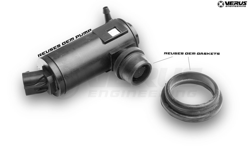 VERUS Engineering | Optimized small aluminum washer fluid reservoir (brake cooling) | GT86 BRZ I