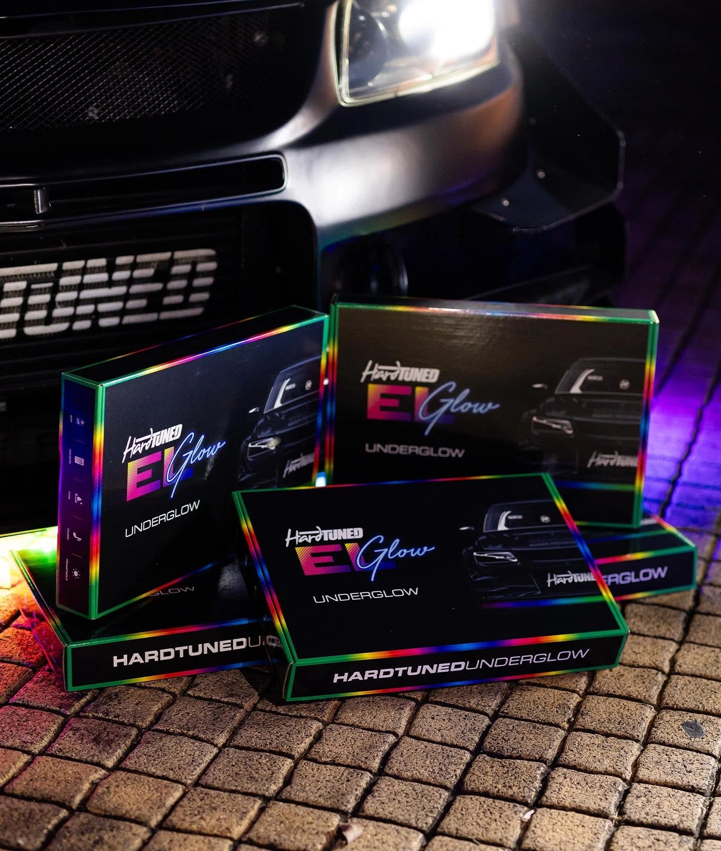 ElGlow® - Hardtuned | Active Underglow Kit | LED RGB Unterbodenbeleuchtung App | Universal